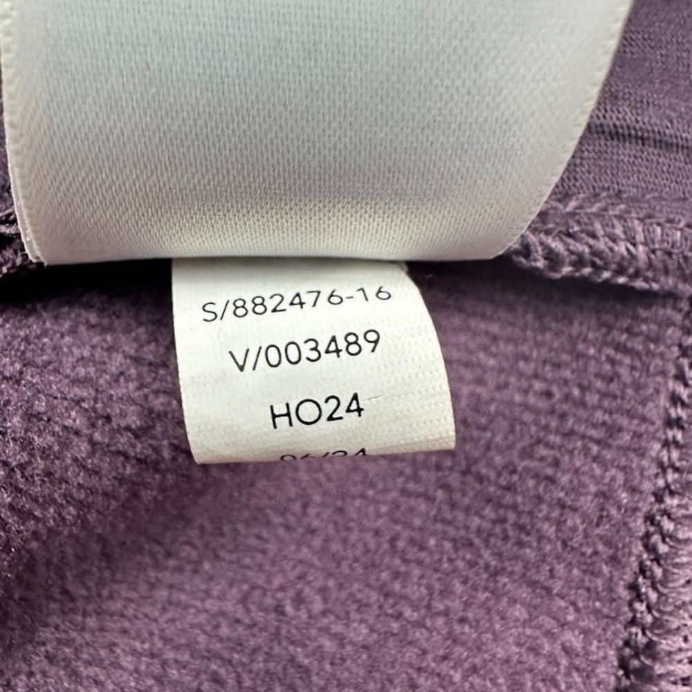 Athleta Cozy Karma Twist Neck Sweatshirt Womens 2X Purple Comfort Travel Stretch - Picture 12 of 15